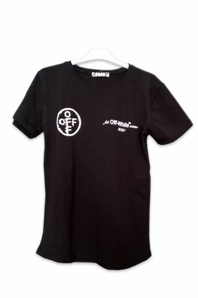 2021 Off White Ön/Arka Baskılı Tişört